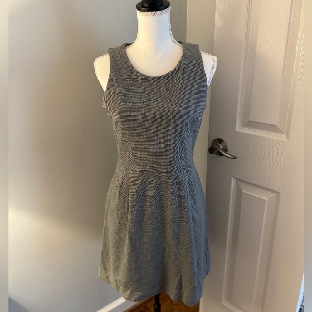 Madewell 1937 Verse Dress Heather gray Career Women's Size Small 8. NWOT